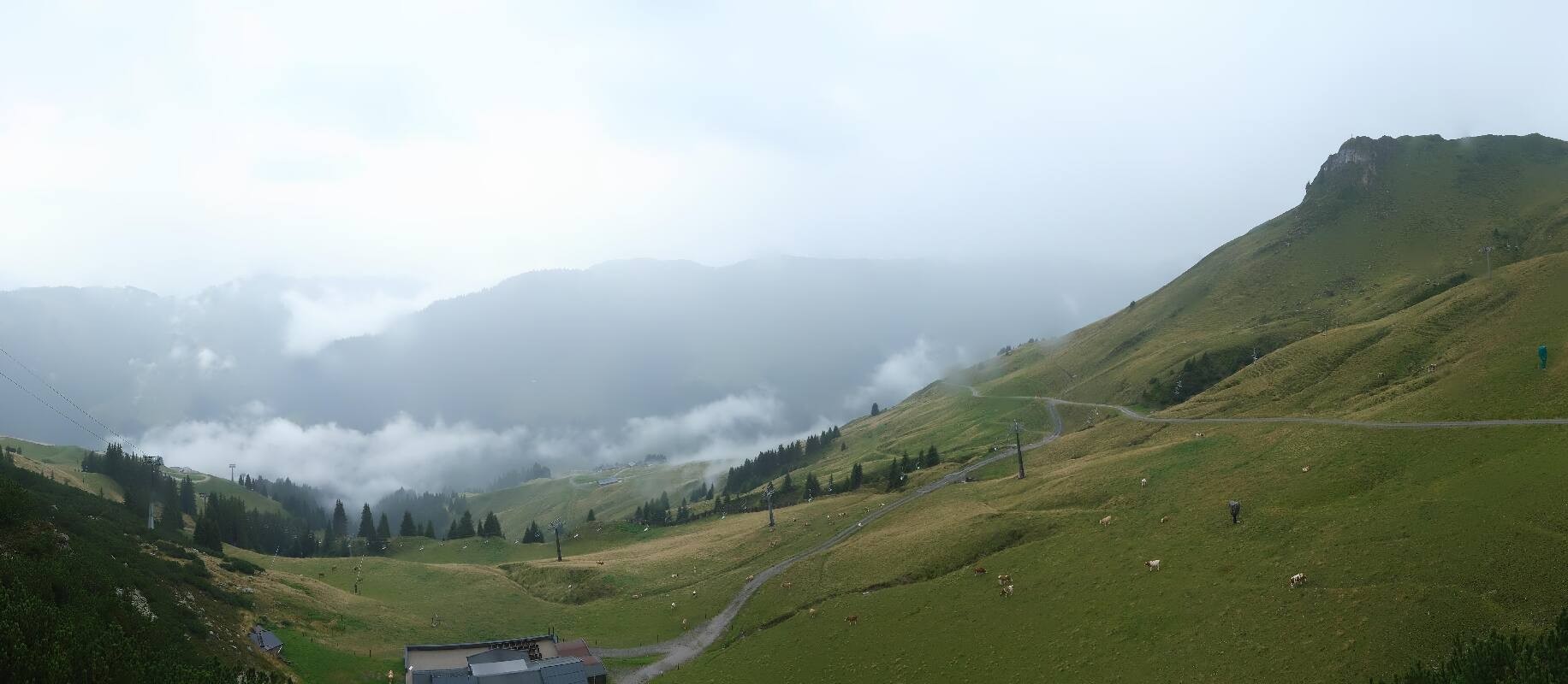 Archiv Foto Webcam Bergstation des Reckmoos-Sessellifts