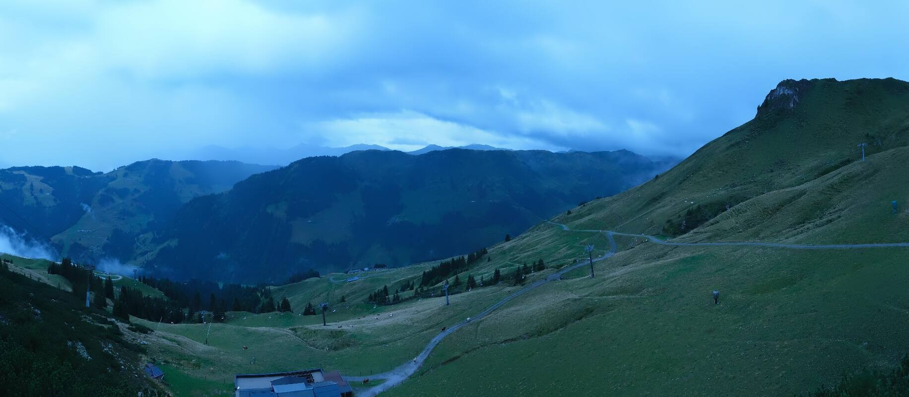 Archiv Foto Webcam Bergstation des Reckmoos-Sessellifts