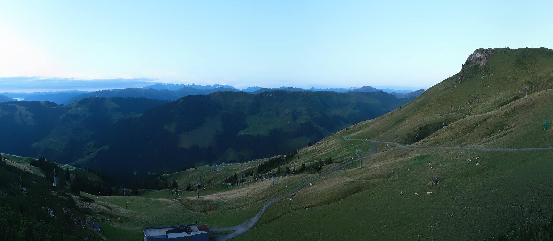Archiv Foto Webcam Bergstation des Reckmoos-Sessellifts