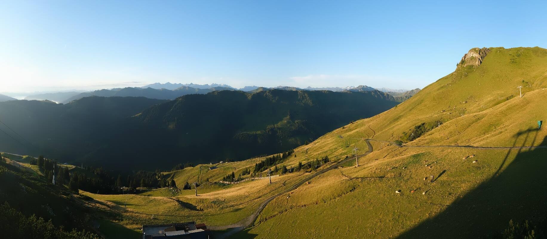 Archiv Foto Webcam Bergstation des Reckmoos-Sessellifts