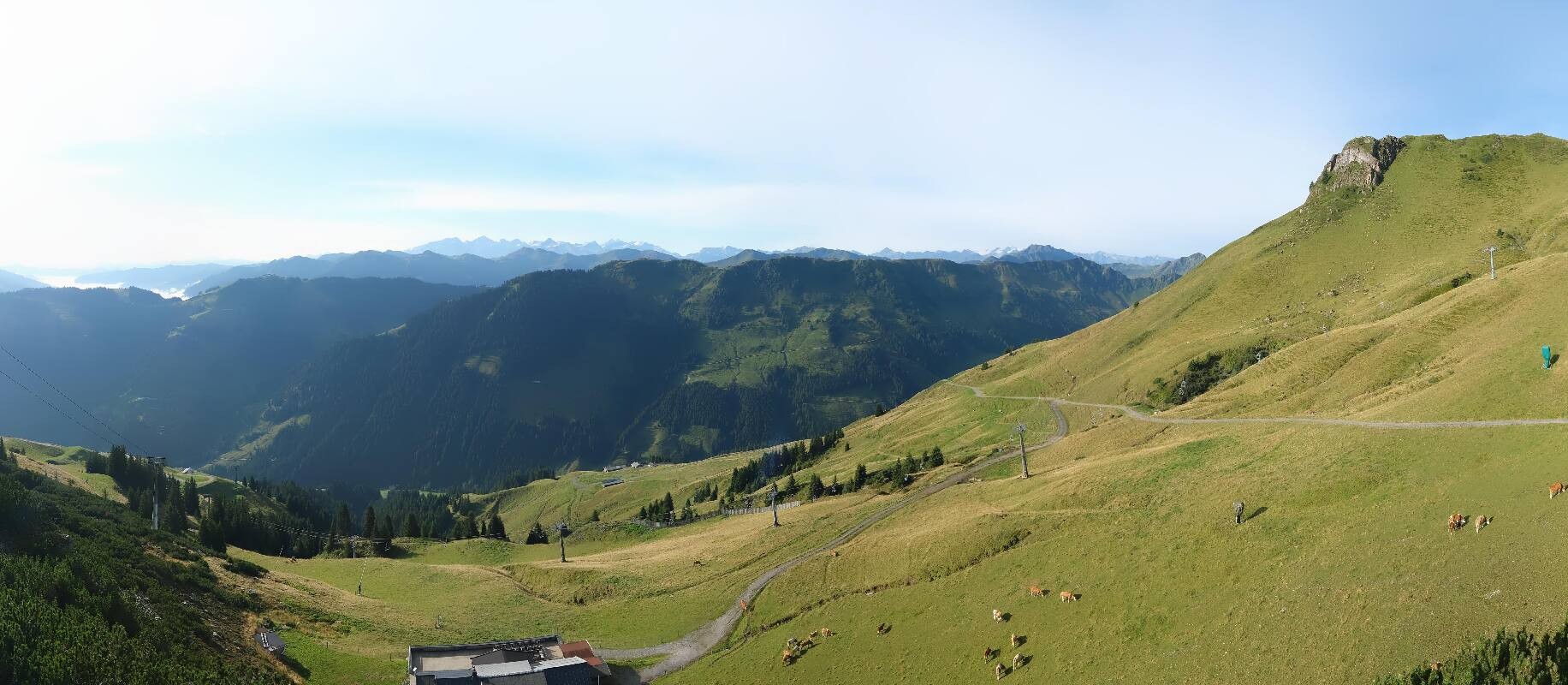 Archiv Foto Webcam Bergstation des Reckmoos-Sessellifts