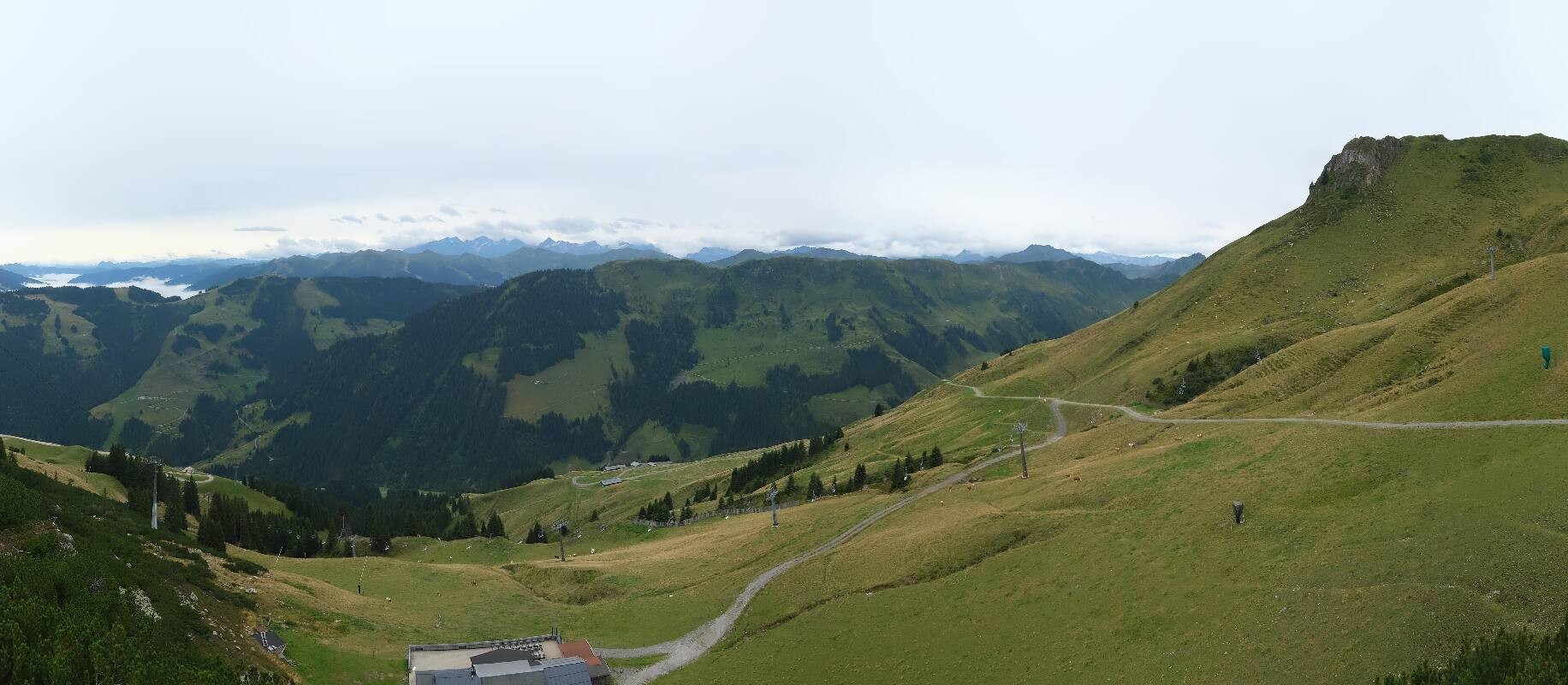 Archiv Foto Webcam Bergstation des Reckmoos-Sessellifts