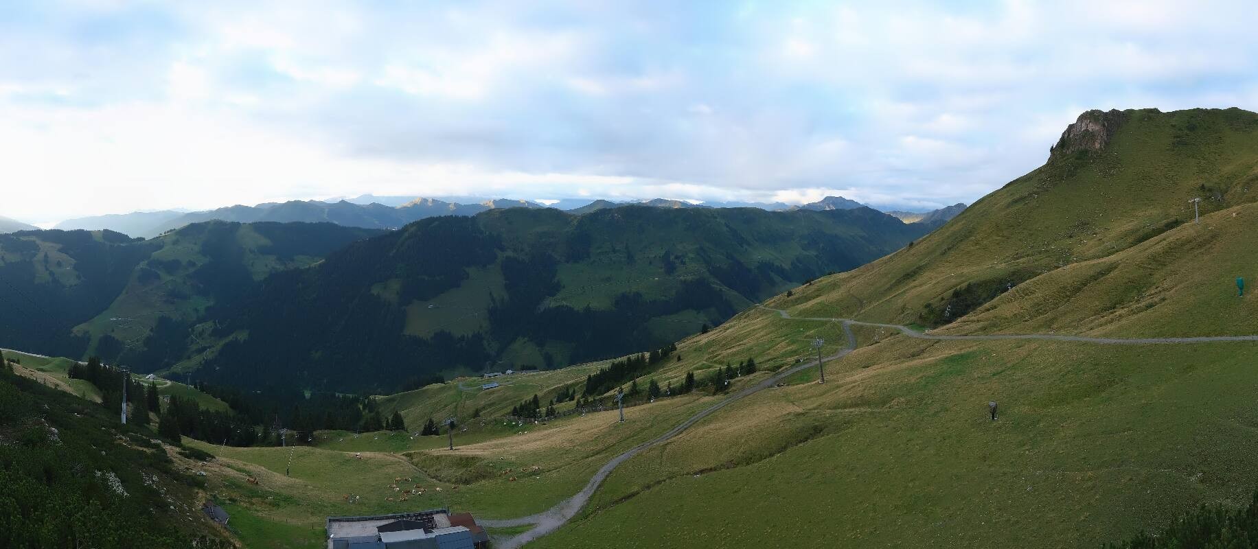 Archiv Foto Webcam Bergstation des Reckmoos-Sessellifts