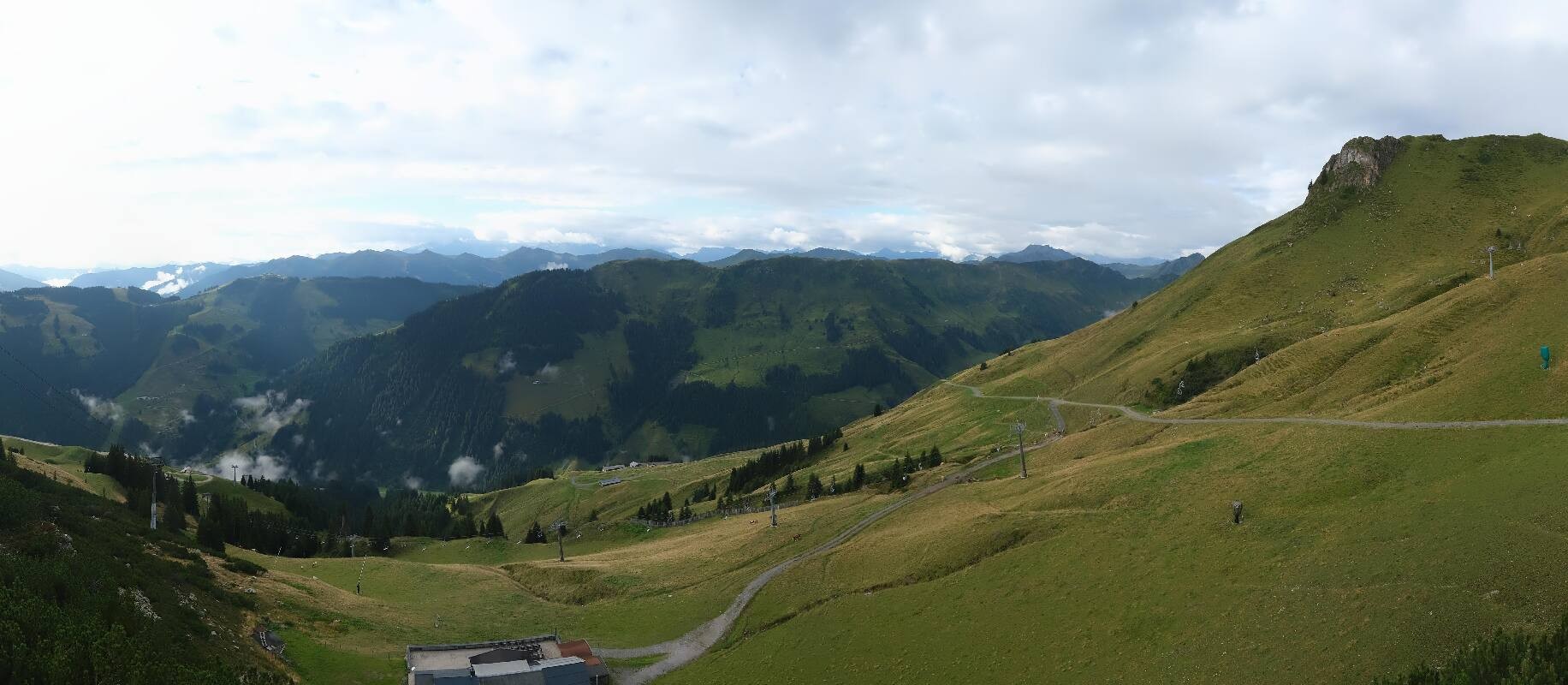 Archiv Foto Webcam Bergstation des Reckmoos-Sessellifts
