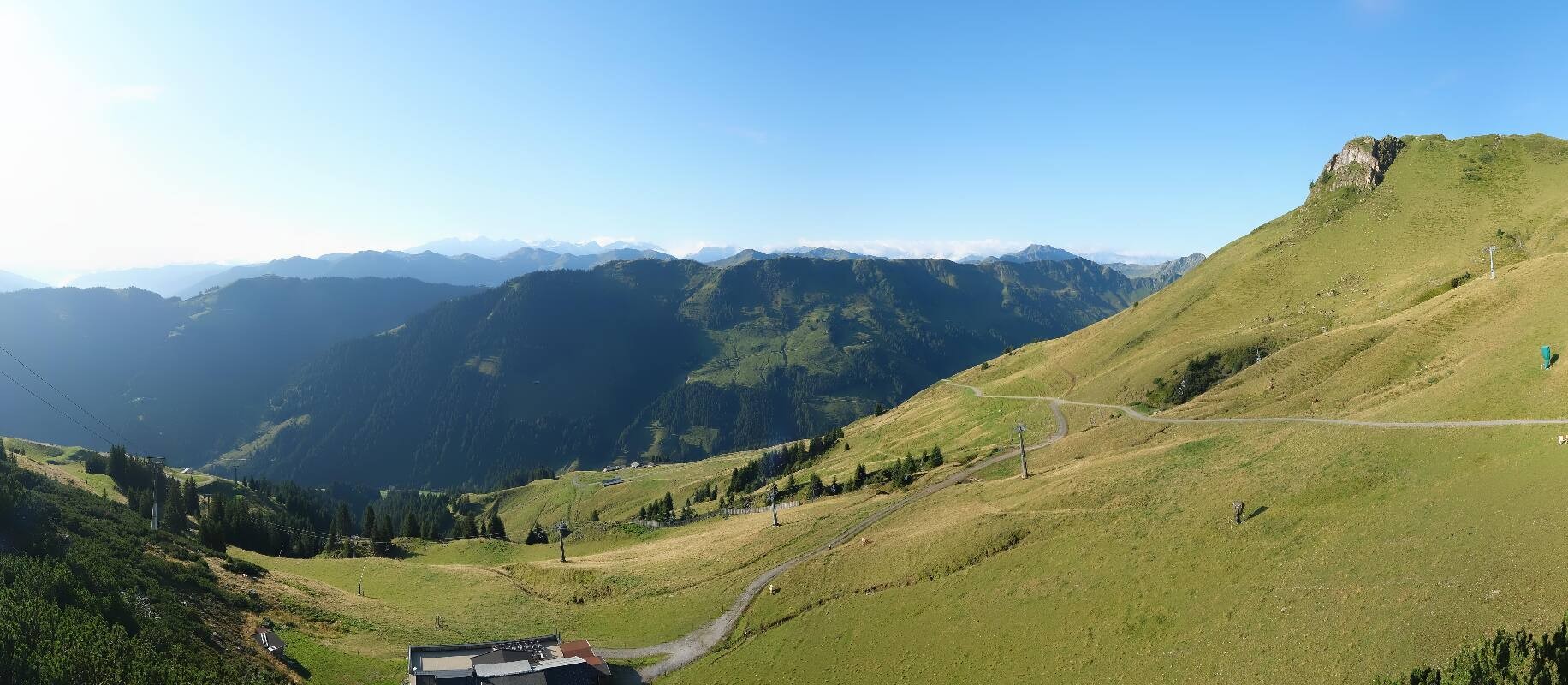 Archiv Foto Webcam Bergstation des Reckmoos-Sessellifts