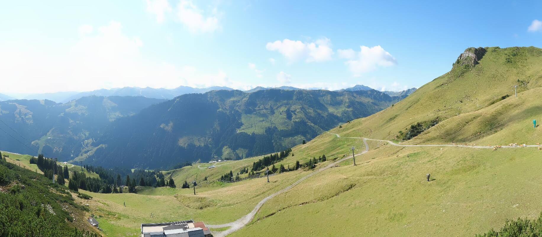 Archiv Foto Webcam Bergstation des Reckmoos-Sessellifts
