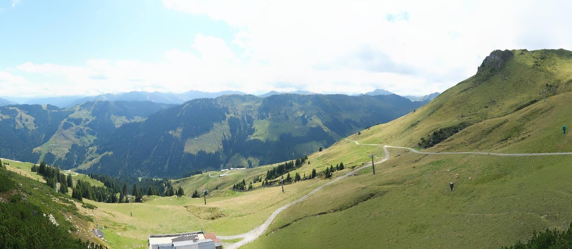 Archiv Foto Webcam Bergstation des Reckmoos-Sessellifts