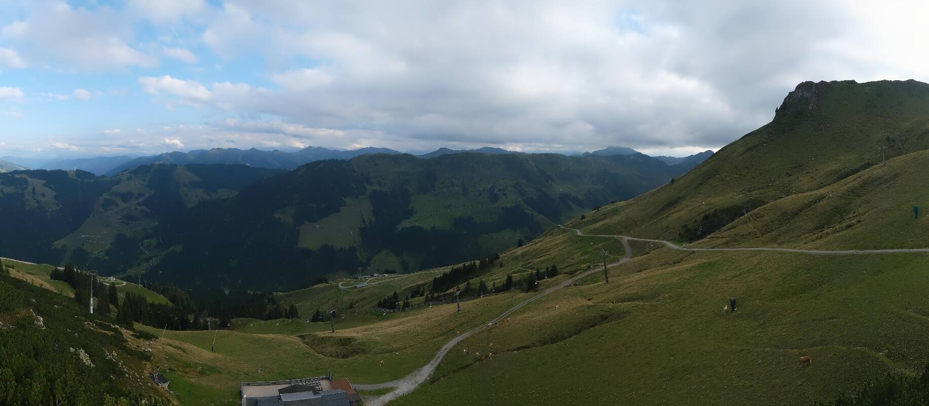 Archiv Foto Webcam Bergstation des Reckmoos-Sessellifts