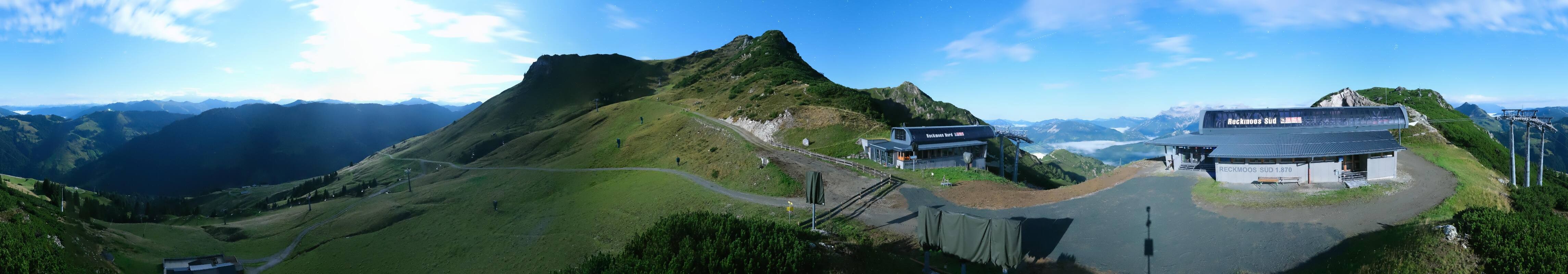 Archiv Foto Webcam Bergstation des Reckmoos-Sessellifts