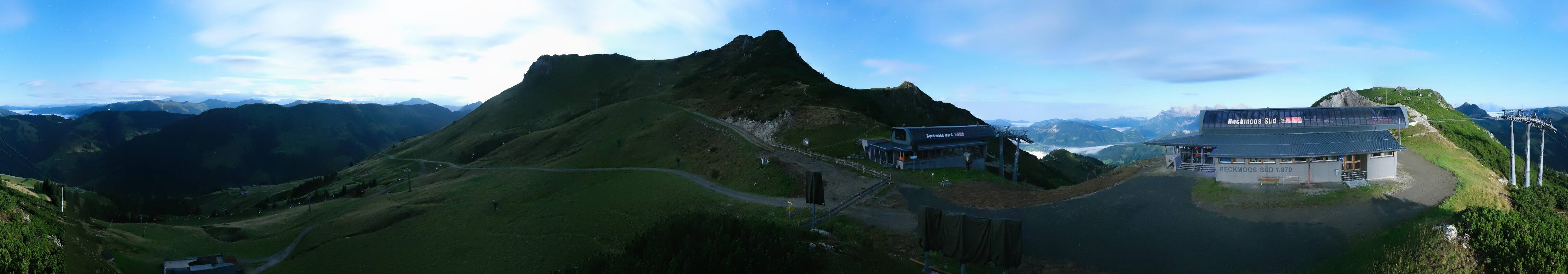 Archiv Foto Webcam Bergstation des Reckmoos-Sessellifts