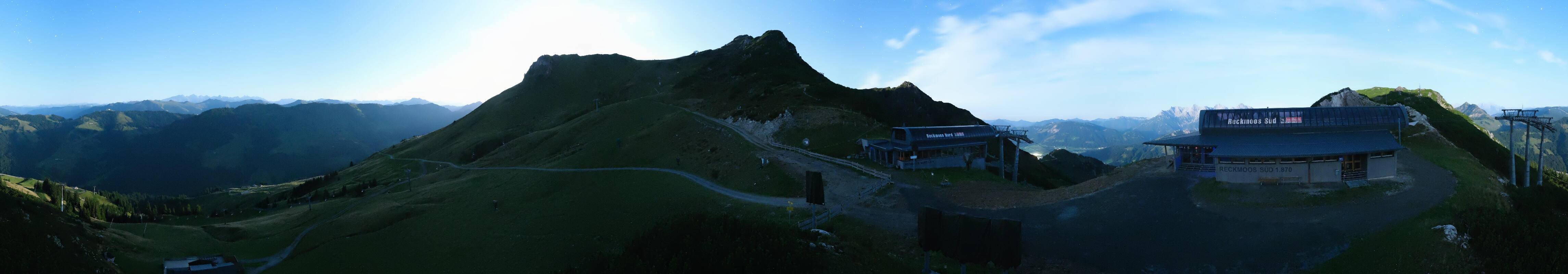 Archiv Foto Webcam Bergstation des Reckmoos-Sessellifts