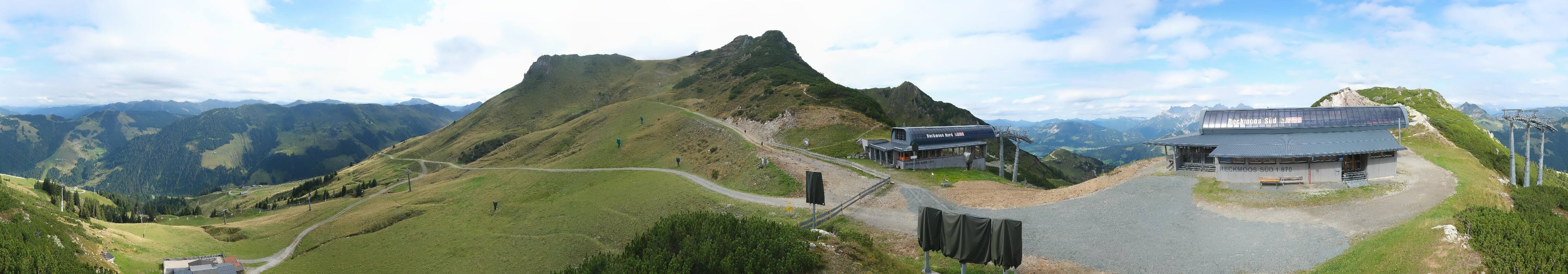 Archiv Foto Webcam Bergstation des Reckmoos-Sessellifts