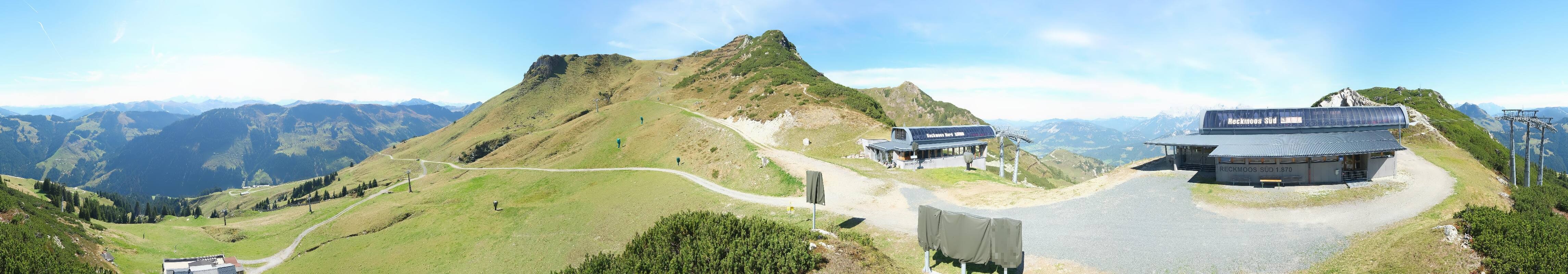 Archiv Foto Webcam Bergstation des Reckmoos-Sessellifts