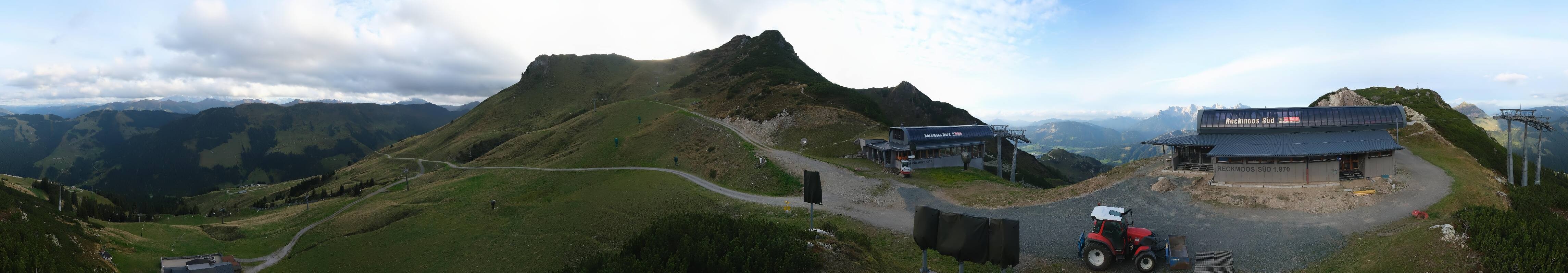 Archiv Foto Webcam Bergstation des Reckmoos-Sessellifts