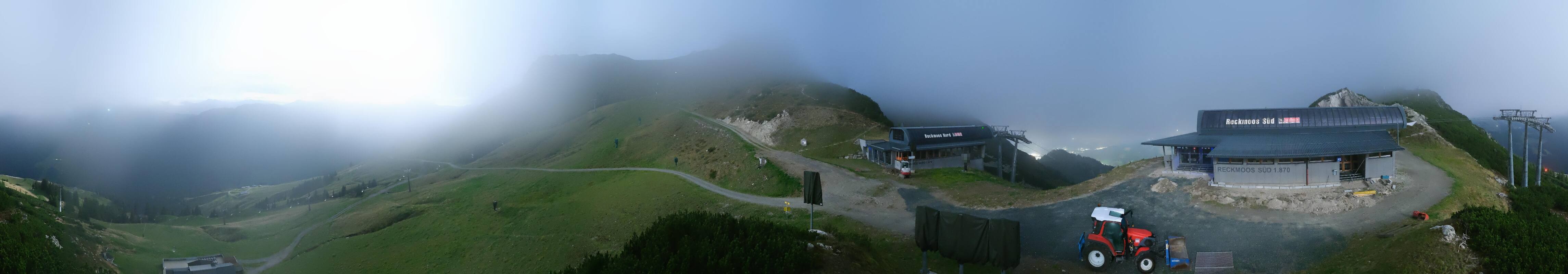 Archiv Foto Webcam Bergstation des Reckmoos-Sessellifts