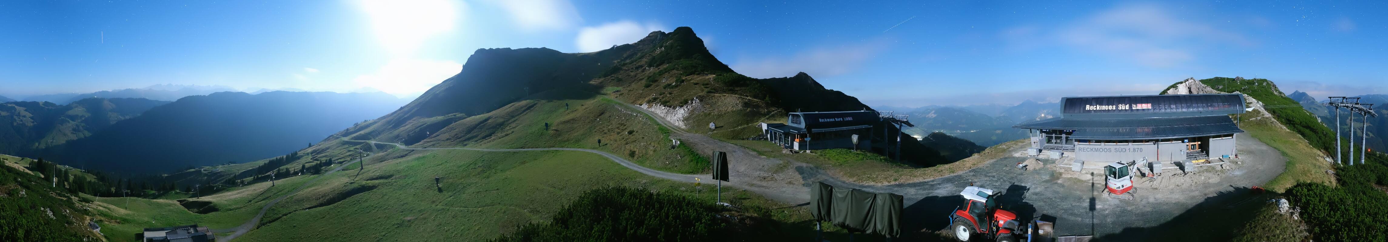 Archiv Foto Webcam Bergstation des Reckmoos-Sessellifts