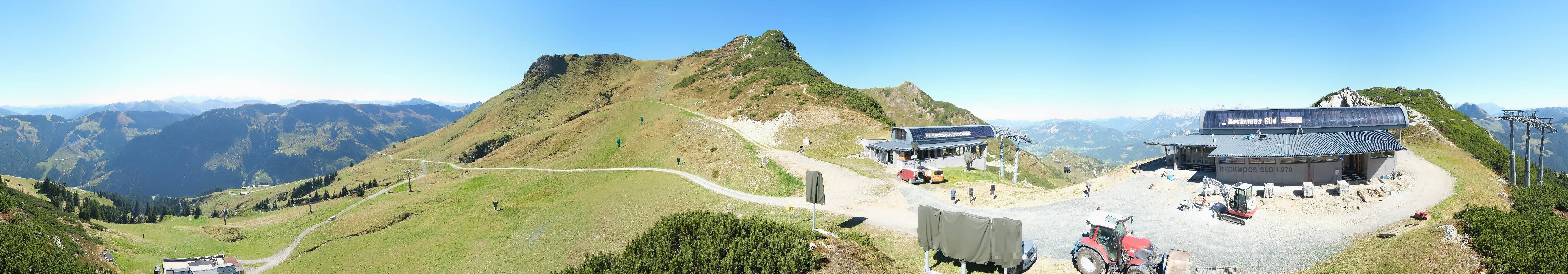 Archiv Foto Webcam Bergstation des Reckmoos-Sessellifts