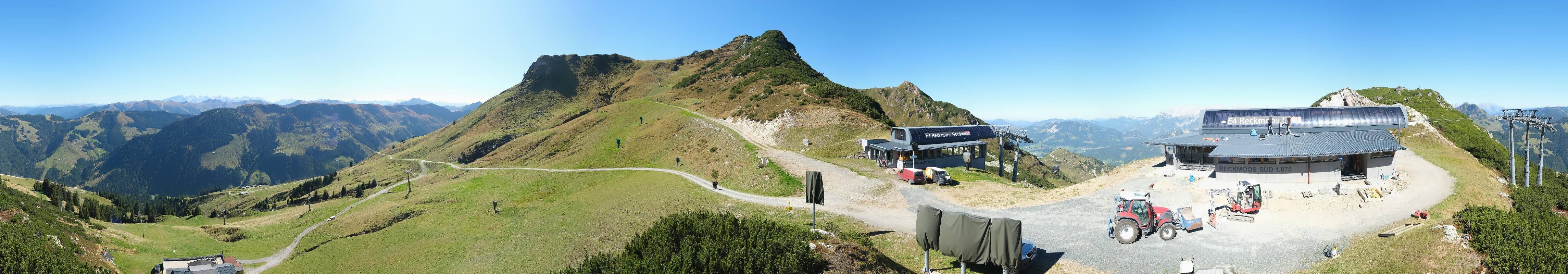 Archiv Foto Webcam Bergstation des Reckmoos-Sessellifts