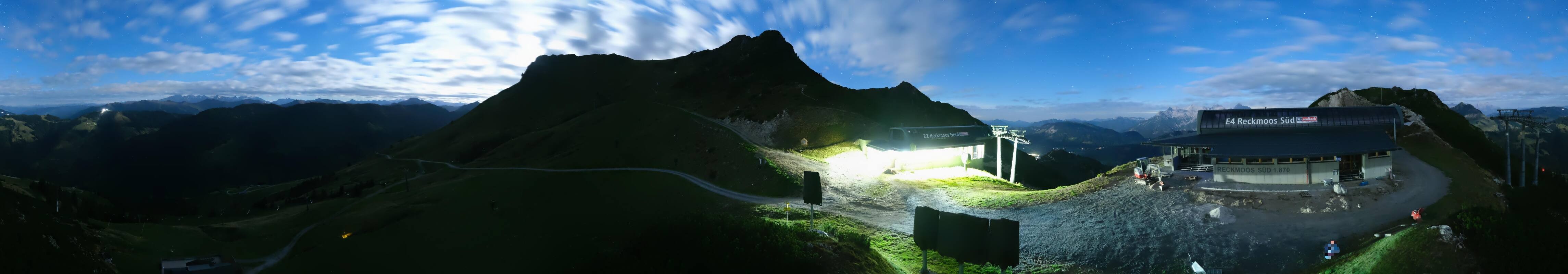 Archiv Foto Webcam Bergstation des Reckmoos-Sessellifts