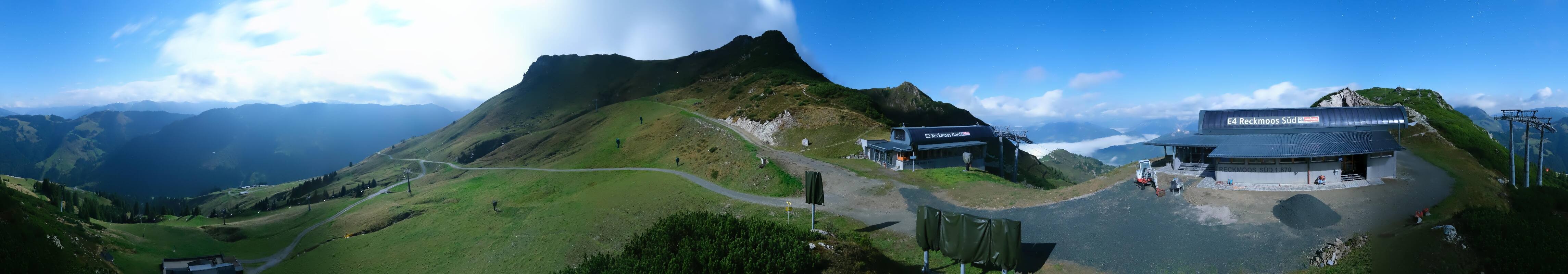 Archiv Foto Webcam Bergstation des Reckmoos-Sessellifts