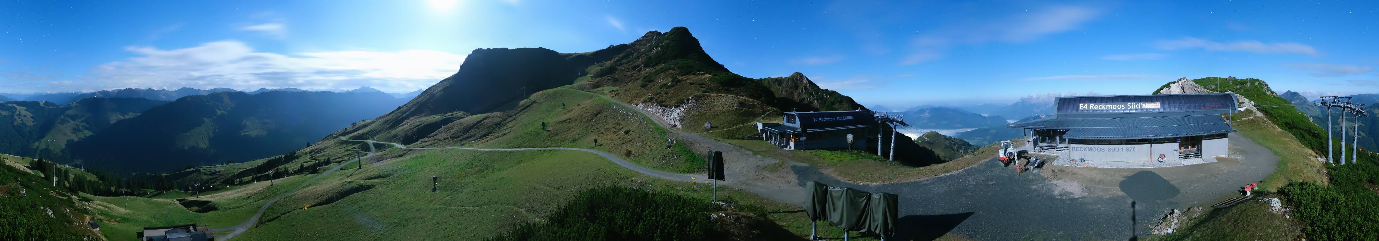 Archiv Foto Webcam Bergstation des Reckmoos-Sessellifts