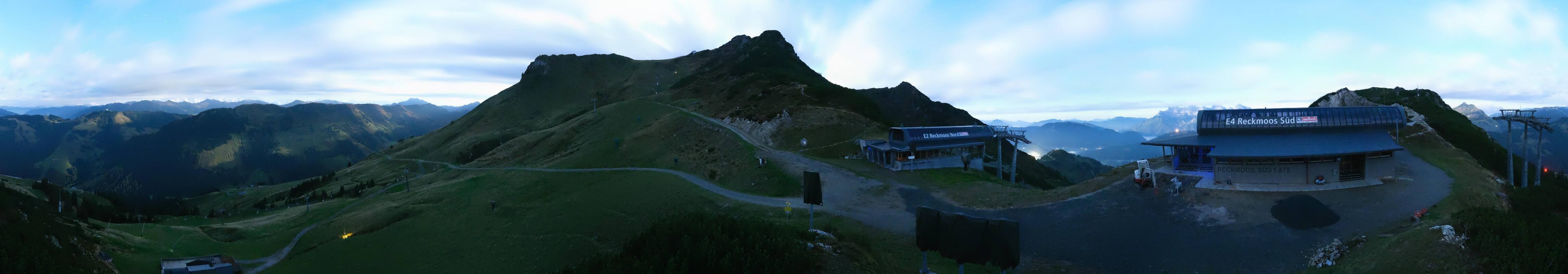 Archiv Foto Webcam Bergstation des Reckmoos-Sessellifts