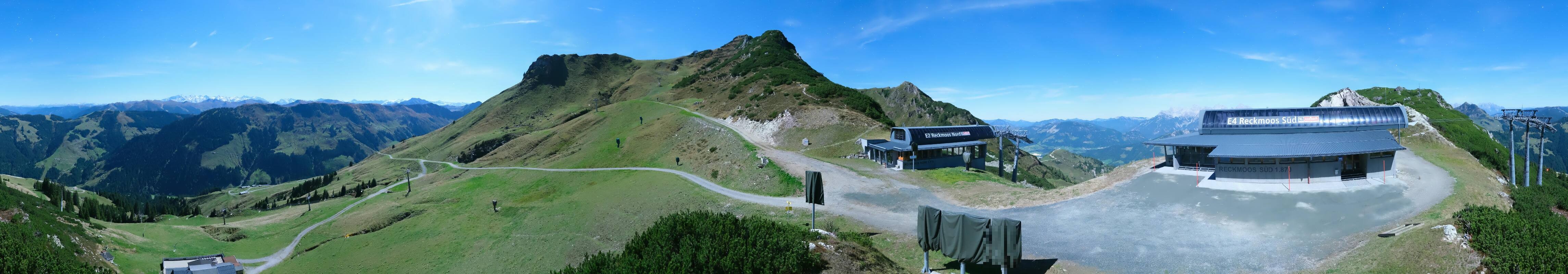 Archiv Foto Webcam Bergstation des Reckmoos-Sessellifts