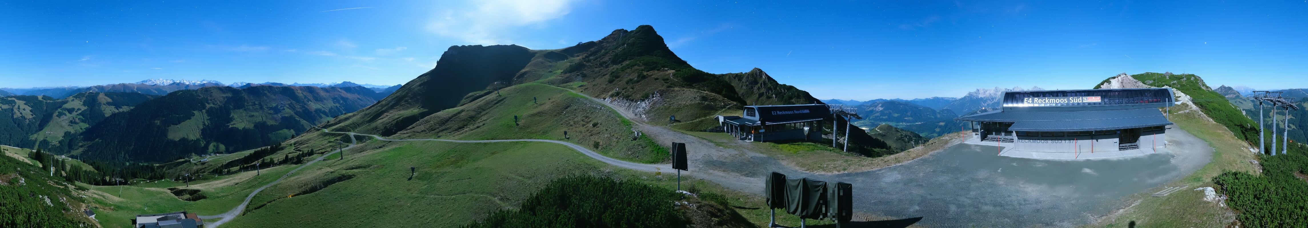 Archiv Foto Webcam Bergstation des Reckmoos-Sessellifts