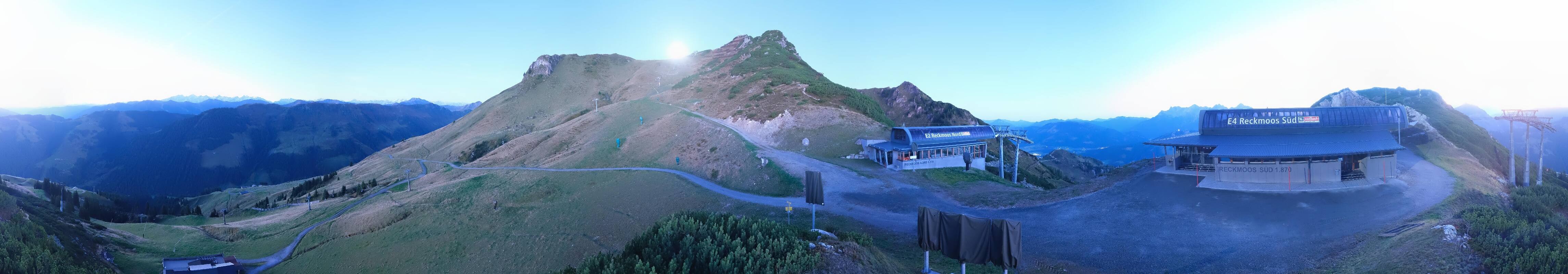 Archiv Foto Webcam Bergstation des Reckmoos-Sessellifts
