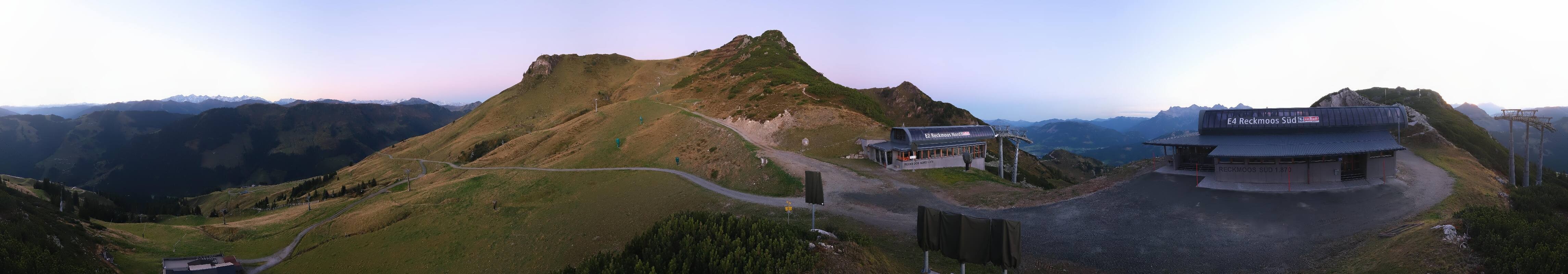 Archiv Foto Webcam Bergstation des Reckmoos-Sessellifts