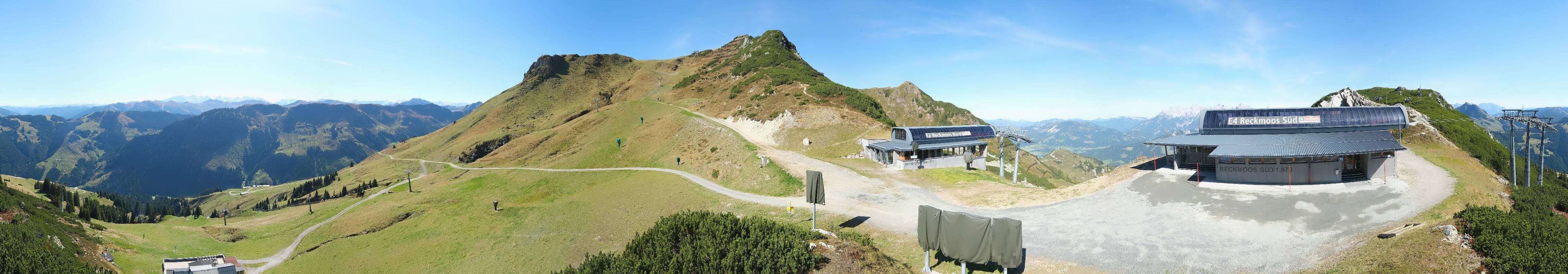 Archiv Foto Webcam Bergstation des Reckmoos-Sessellifts