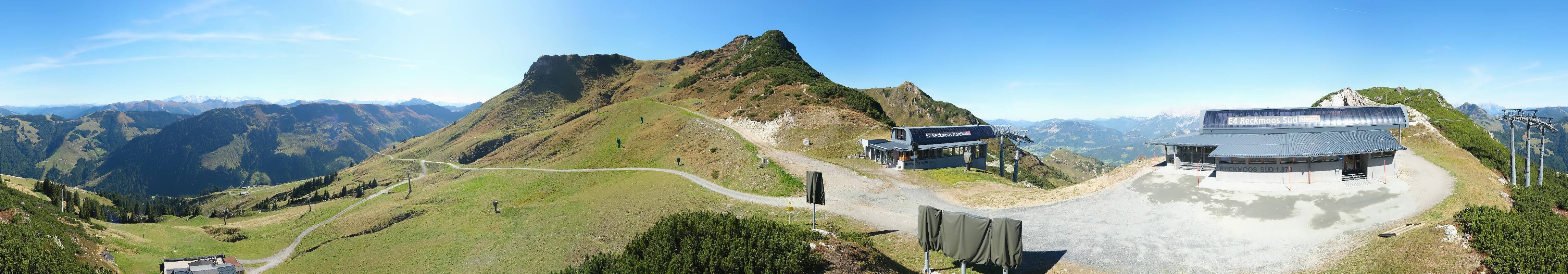 Archiv Foto Webcam Bergstation des Reckmoos-Sessellifts