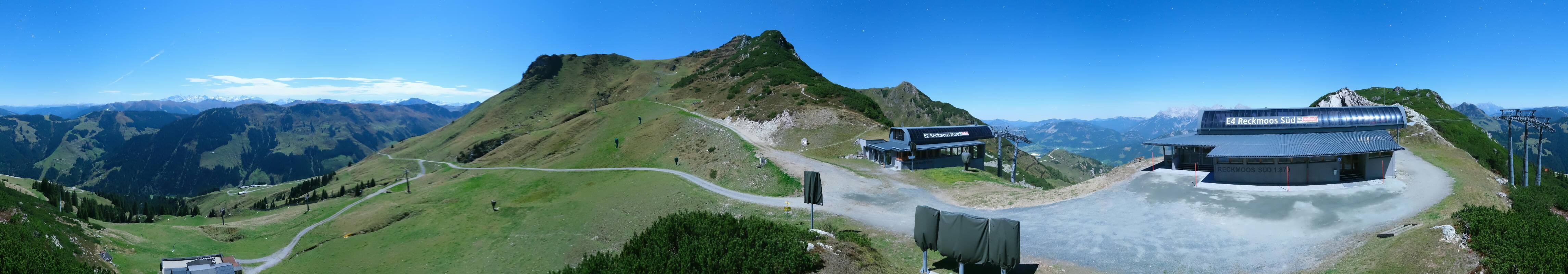 Archiv Foto Webcam Bergstation des Reckmoos-Sessellifts