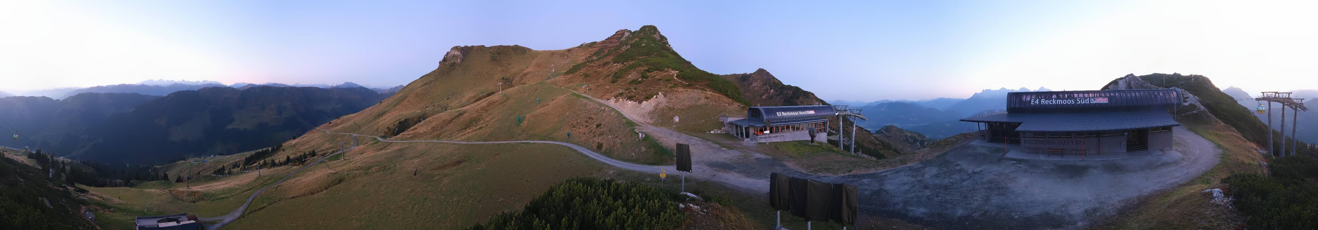 Archiv Foto Webcam Bergstation des Reckmoos-Sessellifts