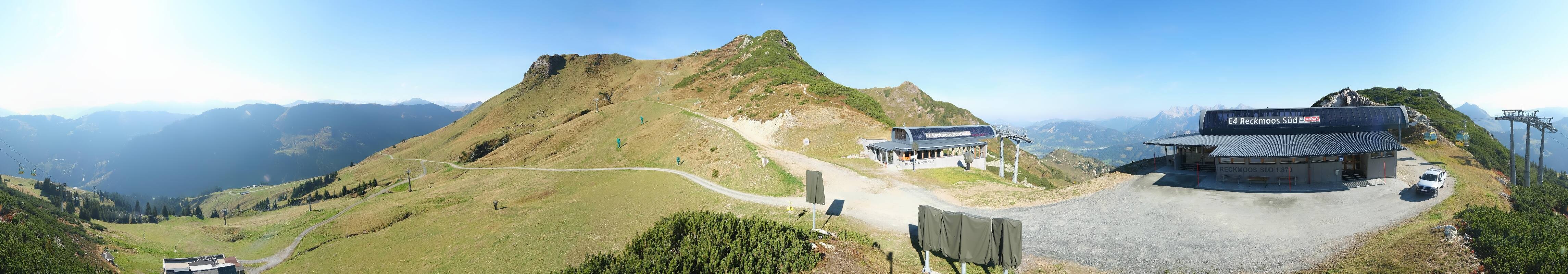Archiv Foto Webcam Bergstation des Reckmoos-Sessellifts