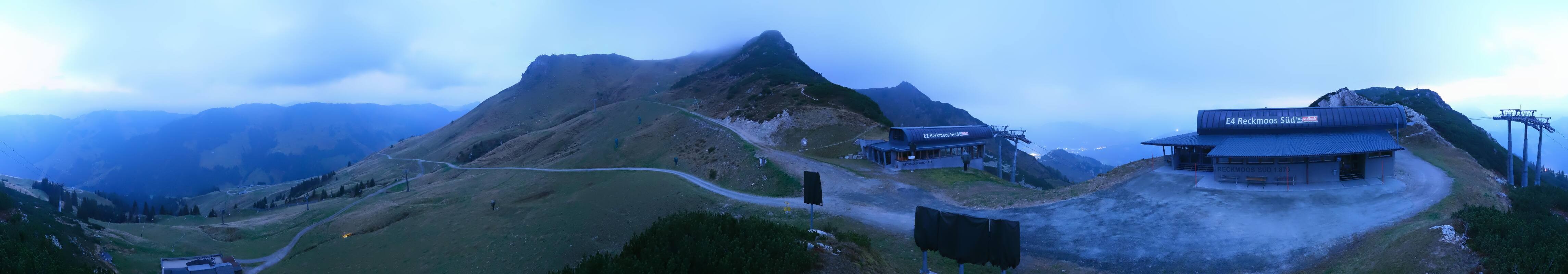 Archiv Foto Webcam Bergstation des Reckmoos-Sessellifts