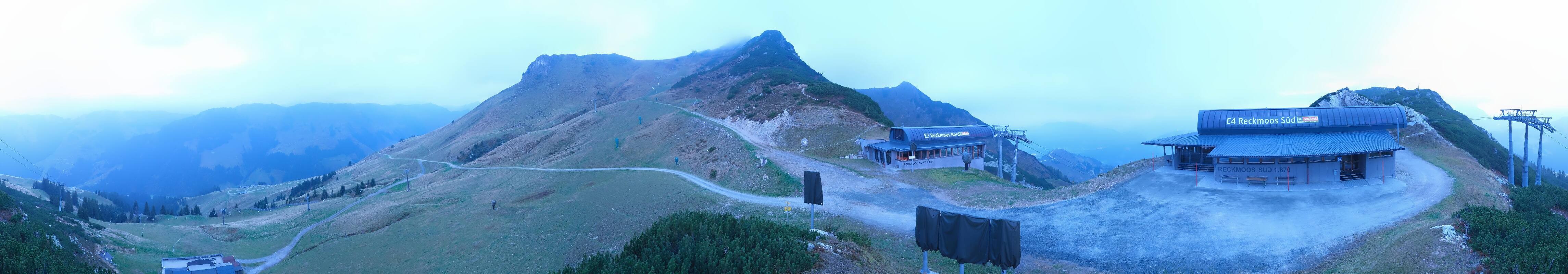 Archiv Foto Webcam Bergstation des Reckmoos-Sessellifts