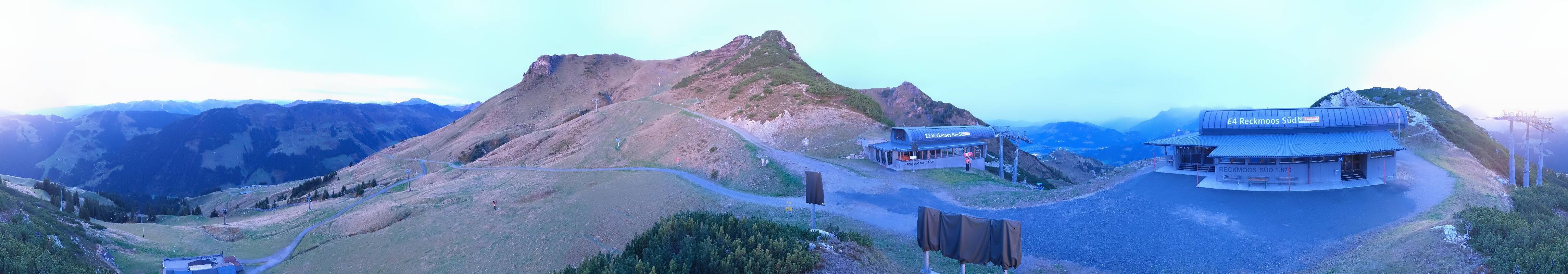 Archiv Foto Webcam Bergstation des Reckmoos-Sessellifts
