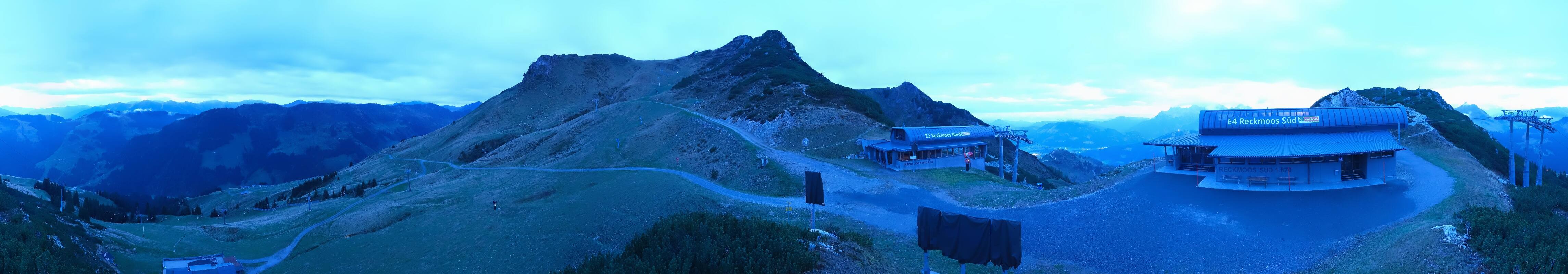Archiv Foto Webcam Bergstation des Reckmoos-Sessellifts