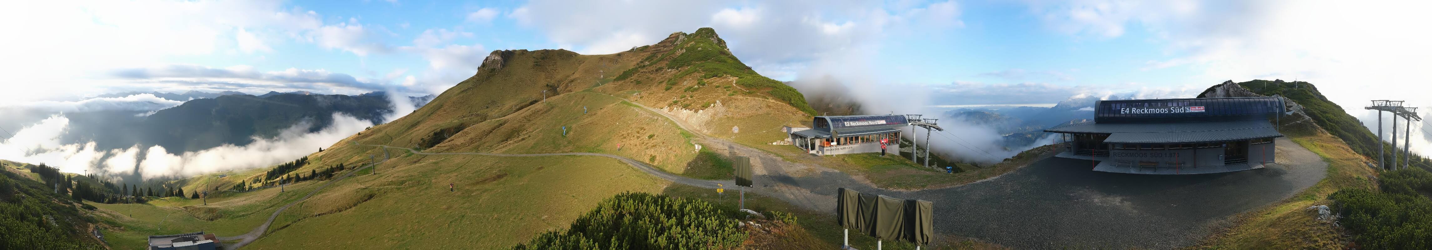 Archiv Foto Webcam Bergstation des Reckmoos-Sessellifts