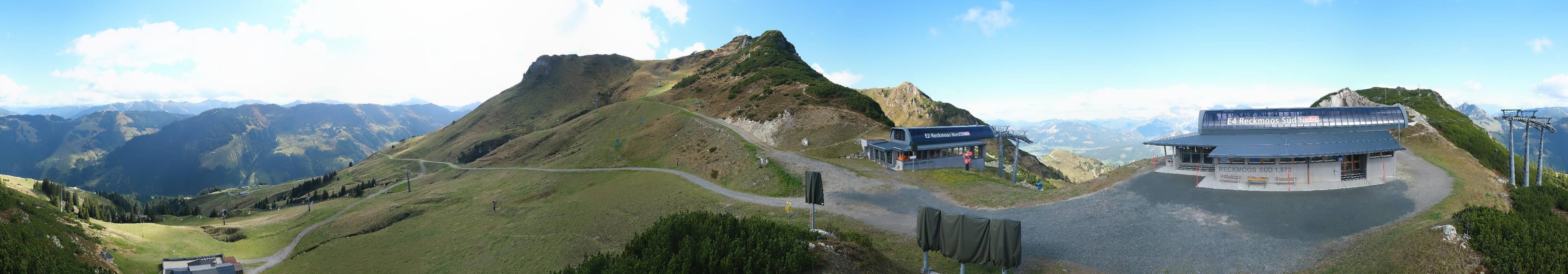 Archiv Foto Webcam Bergstation des Reckmoos-Sessellifts