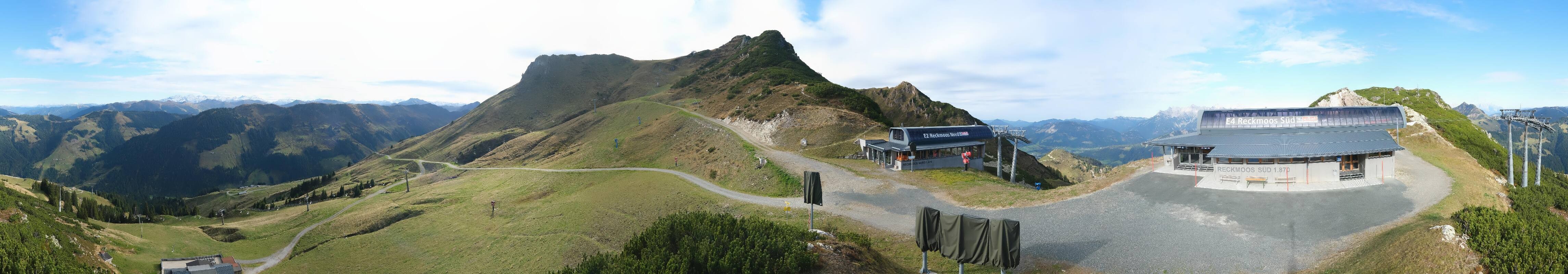 Archiv Foto Webcam Bergstation des Reckmoos-Sessellifts