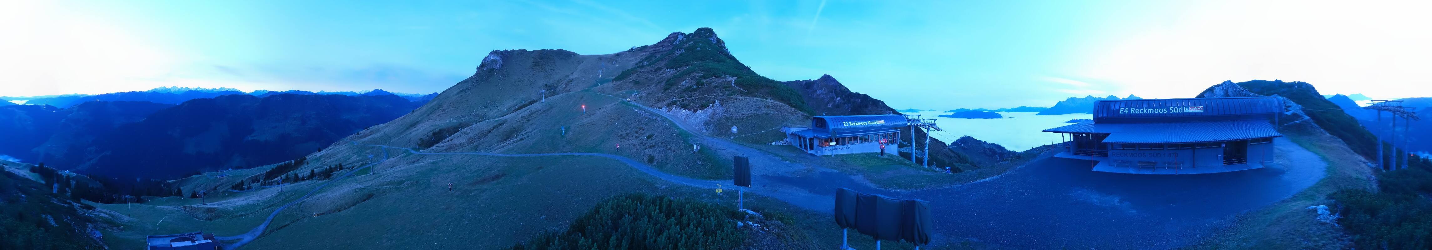 Archiv Foto Webcam Bergstation des Reckmoos-Sessellifts