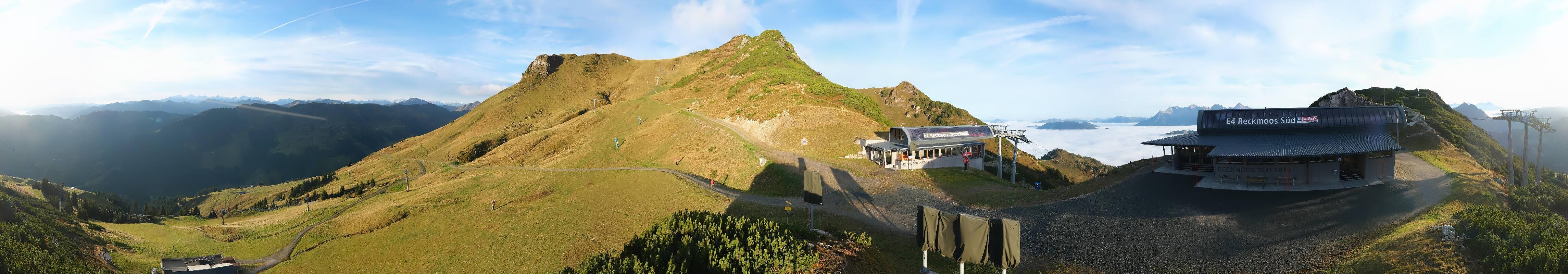 Archiv Foto Webcam Bergstation des Reckmoos-Sessellifts