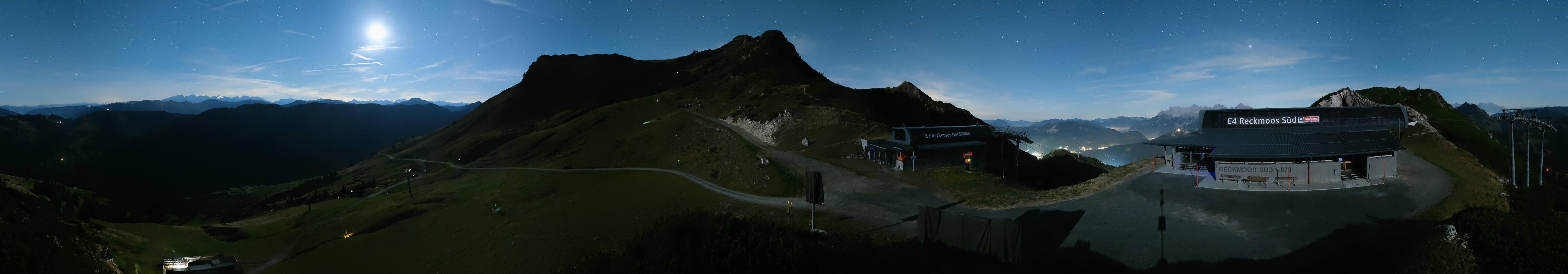 Archiv Foto Webcam Bergstation des Reckmoos-Sessellifts