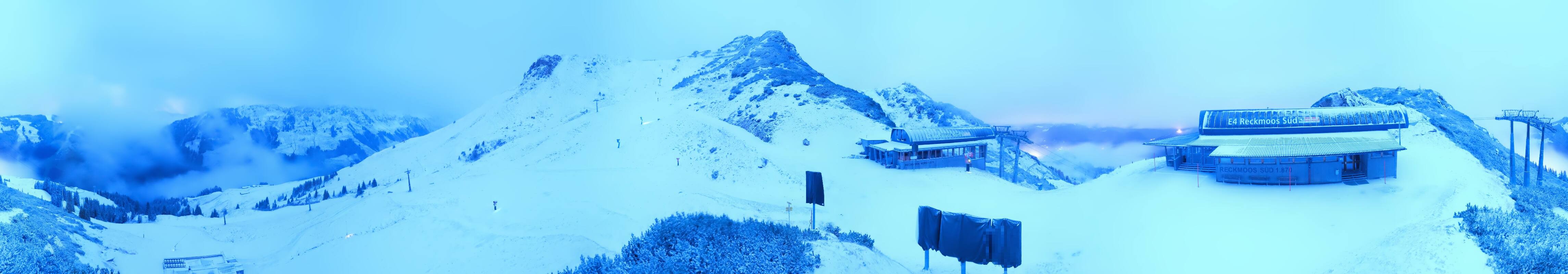 Archiv Foto Webcam Bergstation des Reckmoos-Sessellifts