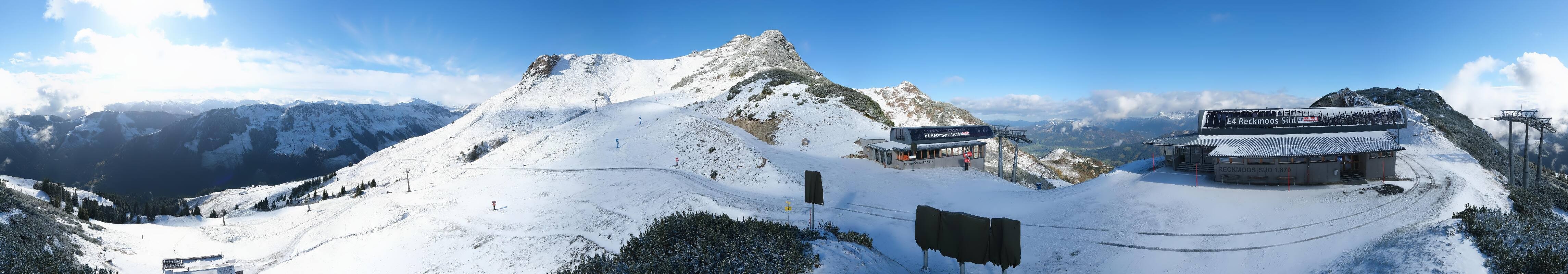 Archiv Foto Webcam Bergstation des Reckmoos-Sessellifts