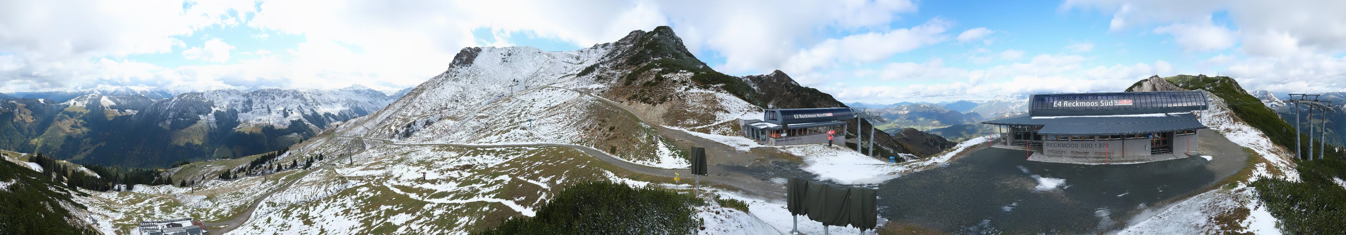 Archiv Foto Webcam Bergstation des Reckmoos-Sessellifts