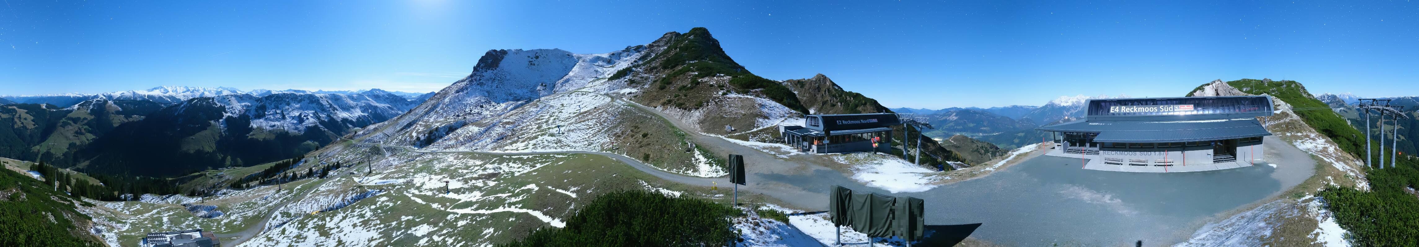 Archiv Foto Webcam Bergstation des Reckmoos-Sessellifts