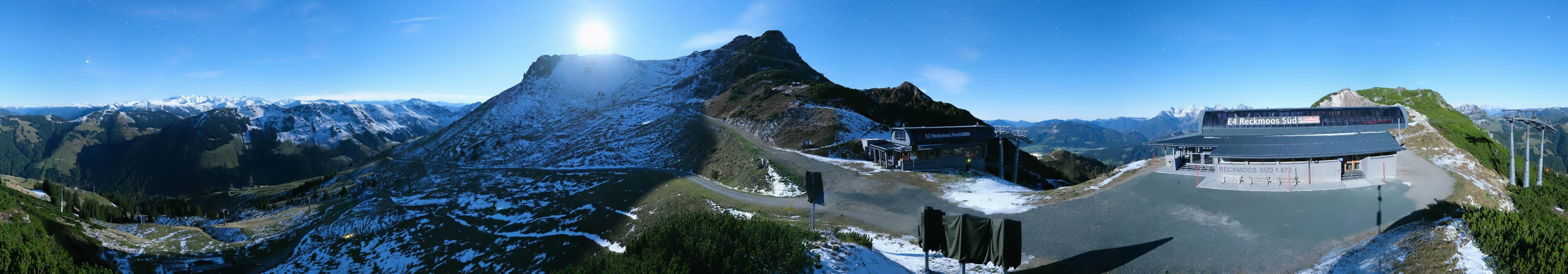 Archiv Foto Webcam Bergstation des Reckmoos-Sessellifts